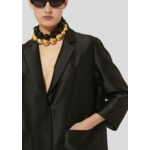 Manteau Martin-Noir en Polyester