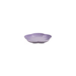 Assiette fleur 14cm en céramique blue purple