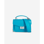 Sac Emily New Nano En Cuir Bleu