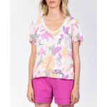 Blouse imprimée en viscose