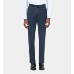 Pantalon De Costume En Laine Bleu Marine Homme