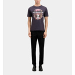 T-Shirt Avec Print Devant Vintage Homme