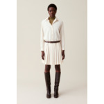 Robe chemise ceinturée boutonnée