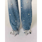 Escarpins en cuir et détail nœud