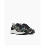 Snk boucle+act.lea+c-grn/blk/beige+blk+bk