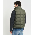 Doudoune sans manches mi-longue en duvet