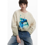 Sweat-shirt bouffant fruits