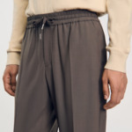 Pantalon de costume élastiqué