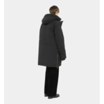 Parka À Capuche Noire Homme
