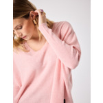 Pull poncho cachemire col V Faustine BLOSSOM