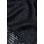 Étole tissée pour femme lur-nero