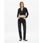 Cardigan À Capuche En Laine Noir Femme