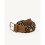 Ceinture bleu marine & beige