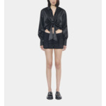 Top À Nœud Noir Femme