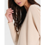 Pull Penseeboat Beige Chiné en Polyester