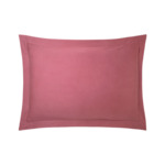 Yves Delorme - Taie d'oreiller en satin de coton rose, Triomphe