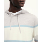 Pull Hoodie à Bandes