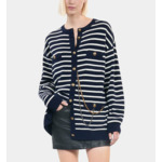 Cardigan En Laine À Rayures Femme