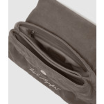 K/KURL SUEDE SHOULDER BAG