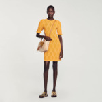Robe courte en maille