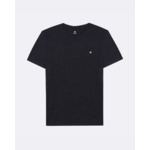 T-shirt col rond bleu marine