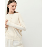 Pull Col Rond Maille Perlée