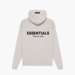 Essentials Fear Of God Hoodie Light Oatmeal Gris Clair
