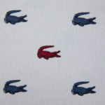 Lacoste - Housse de couette en coton bleu, L Lacoste