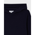 Hoodie Esteban en laine et cachemire marine