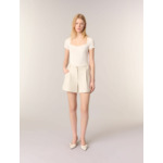 Short en tweed et lurex