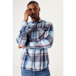 Men Shirt Blue