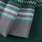 Kenzo - Plaid en coton vert, K Jakado