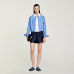 Short 2 en 1 en satin