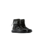 Lacets de bottes de neige hauts noirs