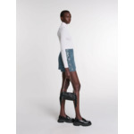 Short trompe l'œil en tweed