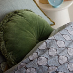 Desforges - Coussin en velours, Romulus