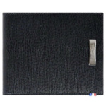 Porte-billets 6 cartes Contraste Noir avec Pince à Billets