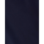 Chemise ivano col cubain avec poches à rabat en popeline unie marine