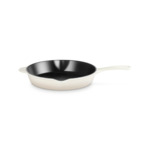 Skillet rond profond 26cm en fonte émaillée meringue