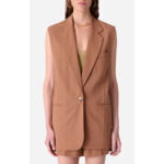 Veste Sans Manche Christen En Cuir de Mouton