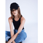 Casquette en laine et cachemire Mac NOIR