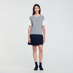 Pull 2 en 1 bicolore