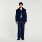 Blouson en laine double face