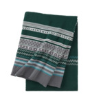 Kenzo - Plaid en coton vert, K Jakado