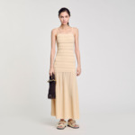 Robe longue en maille