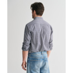 Chemise regular fit en sergé vichy léger