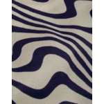 Chemise oversize Delina imprimée marine