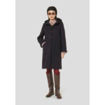 Manteau Manoela-Nuit en Laine Froide