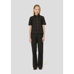 Chemise Camilia-Charcoal en Coton Organique