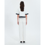 Chemise courte bicolore